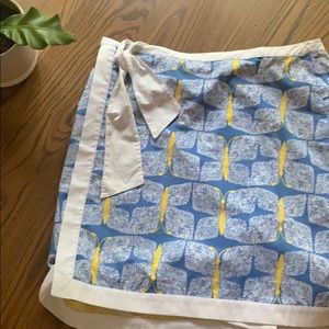 Reversible wrap skirt